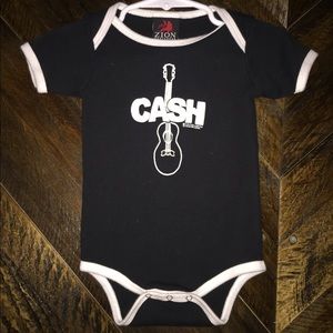 Johnny Cash Infant onesie